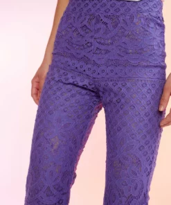 Cynthia Rowley Lace Fit And Flare Pants