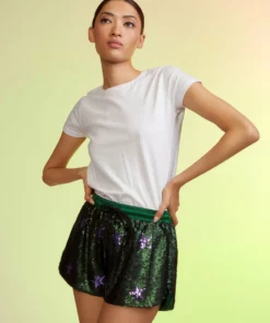 Cynthia Rowley Sequin Running Short