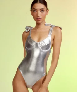 Cynthia Rowley Chrome Swimsuit Surf & Swim