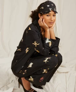 Cynthia Rowley Zodiac Silk Eye Mask