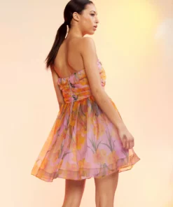 Cynthia Rowley Dresses Daffodil Strapless Organza Dress