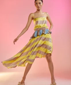 Cynthia Rowley Mila Silk Asymmetrical Dress