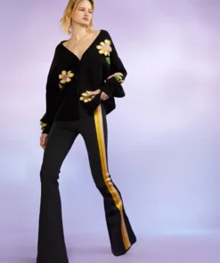 Cynthia Rowley Bonded Fit And Flare Pant