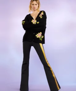 Cynthia Rowley Bonded Fit And Flare Pant