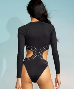 Cynthia Rowley Matrix Cutout Surfsuit Surf & Swim