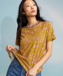 Cynthia Rowley Rylan Printed Tee