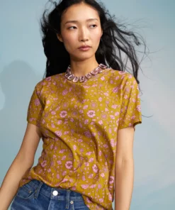 Cynthia Rowley Rylan Printed Tee