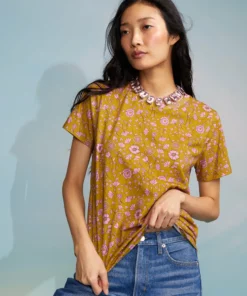 Cynthia Rowley Rylan Printed Tee