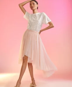 Cynthia Rowley High Low Tulle Skirt