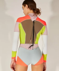 Cynthia Rowley Surf & Swim Colorblock Wetsuit