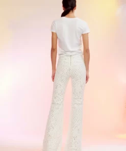 Cynthia Rowley Lace Fit And Flare Pants