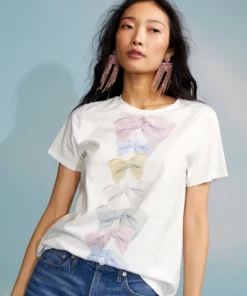 Cynthia Rowley Rylan Printed Tee Tops