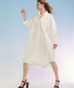 Cynthia Rowley Oversized Shirt Dress