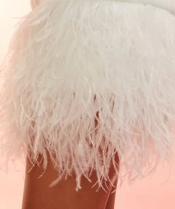 Cynthia Rowley Bonded Feather Dress Dresses