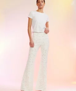 Cynthia Rowley Lace Fit And Flare Pants
