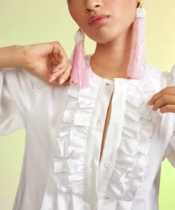 Cynthia Rowley Kira Cotton Pintuck Dress