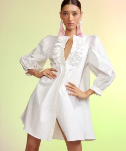 Cynthia Rowley Kira Cotton Pintuck Dress