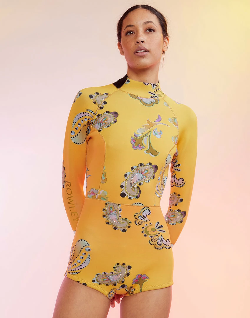 Cynthia Rowley Surf & Swim Sunrise Paisley Wetsuit 3 Cynthia Rowley Surf & Swim Sunrise Paisley Wetsuit